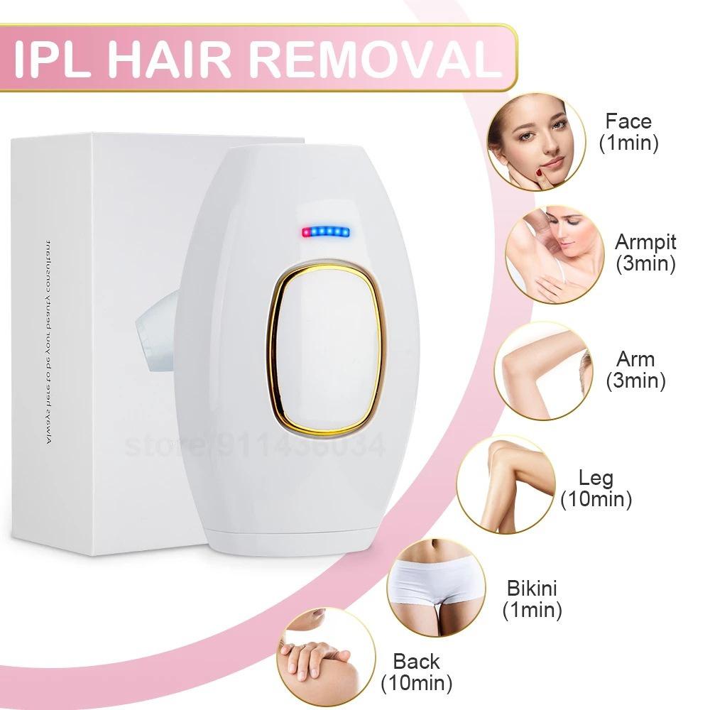 Máy cạo lông bằng laser IPL 300000 Cạo lông và triệt lông Máy cạo lông vĩnh viễn cho phụ nữ