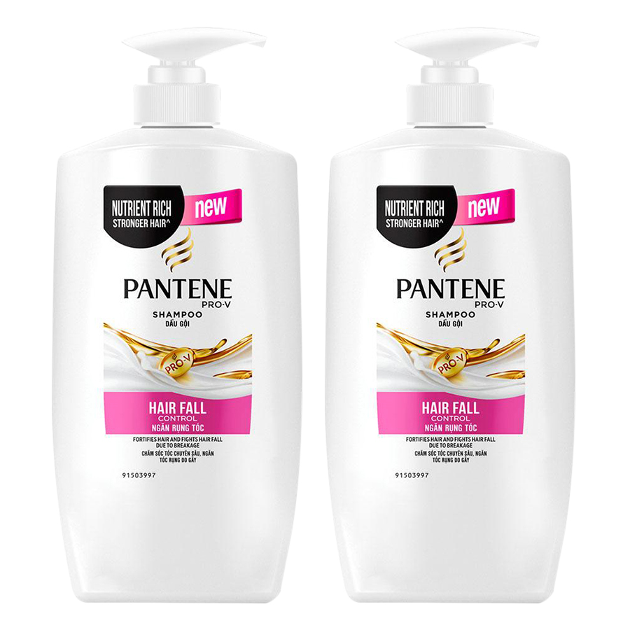 Combo 2 Dầu Gội PANTENE Ngăn Rụng Tóc 900g/900ml