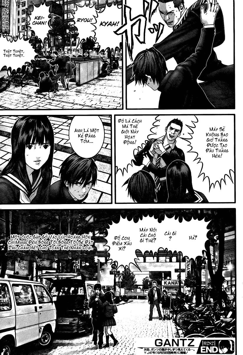 Gantz Chapter 282: Ngực đấm vỡ ngực-Cú đấm - Trang 17