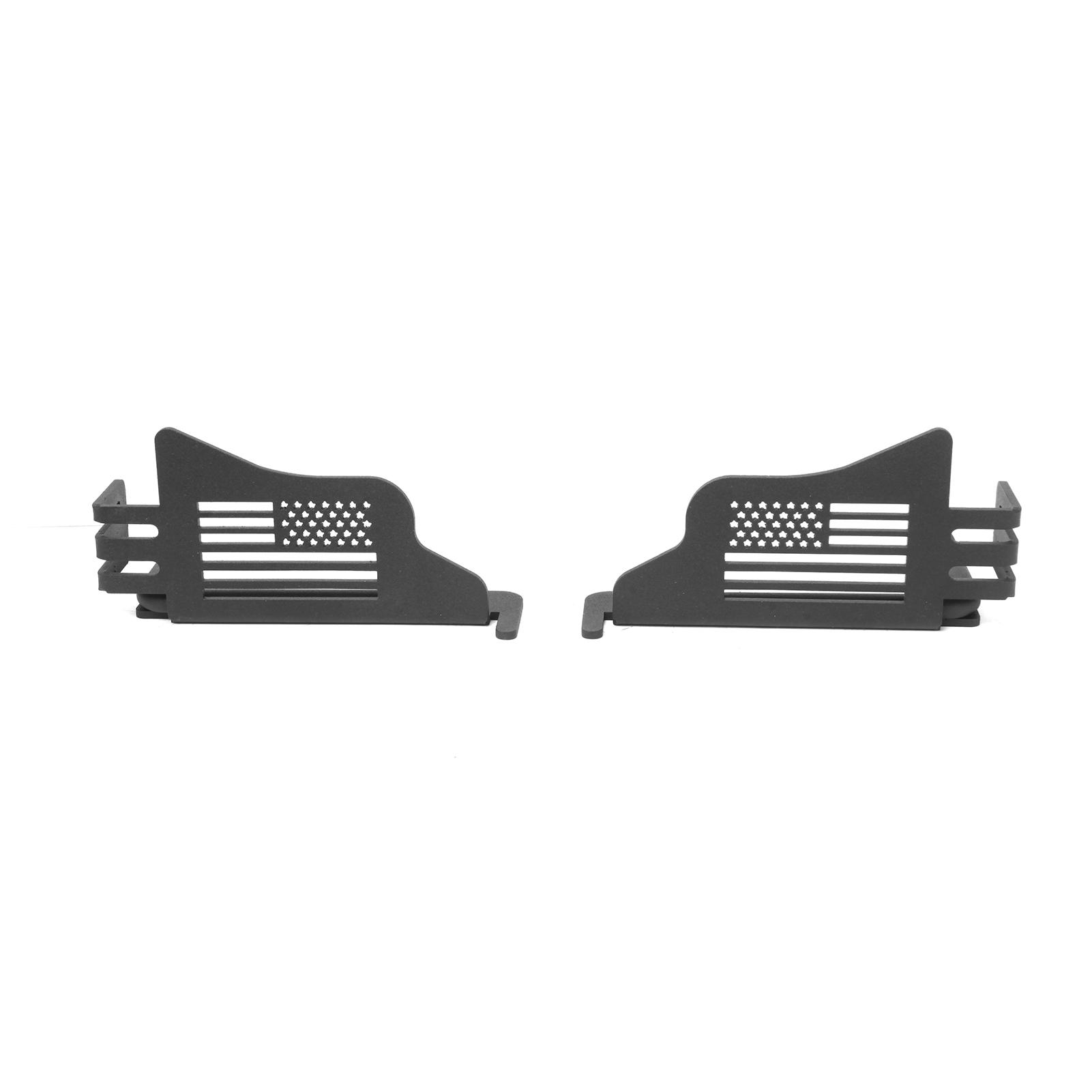 Foot Pegs Door Hinge Foot Pegs Rest Pedal Replacement for Jeep Wrangler JK JL 2007-2023 2pcs