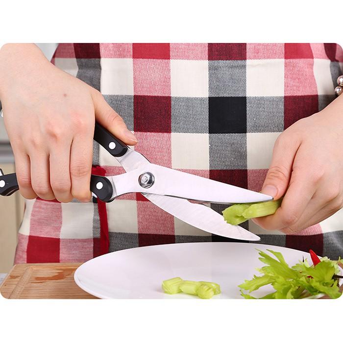 Kéo Cắt Gà Dài 25cm Bằng Thép Có Móc Gài Khóa