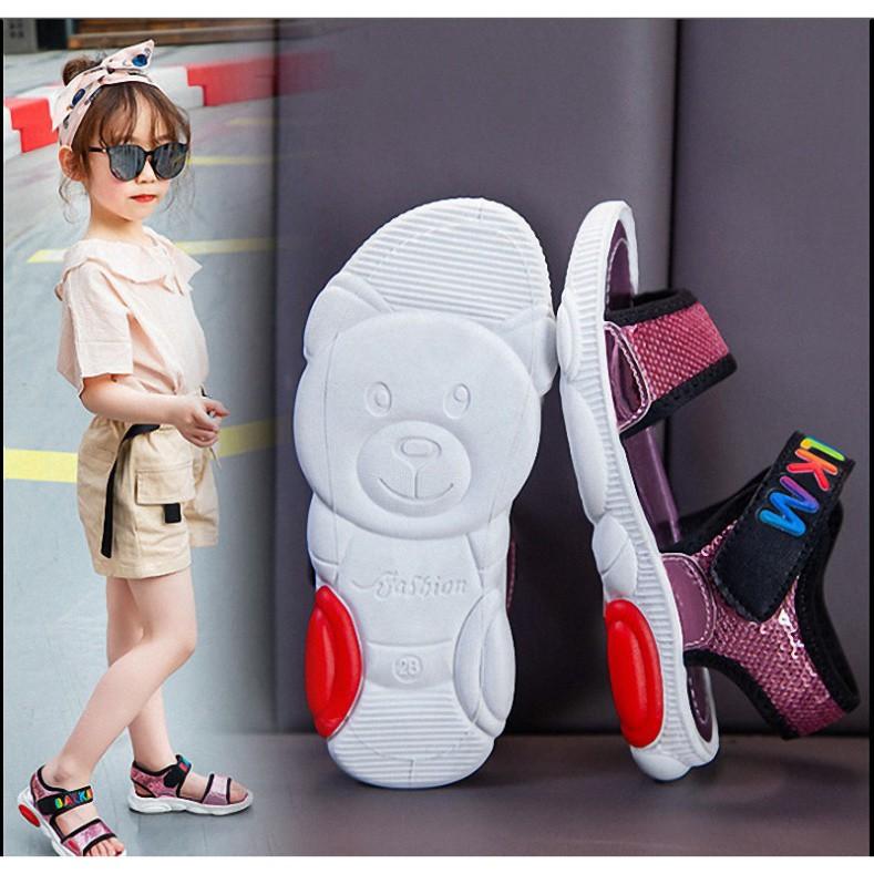 Dép sandal bé gái phong cách học xinh dành cho bé từ 3 -13 tuổi - SD61H