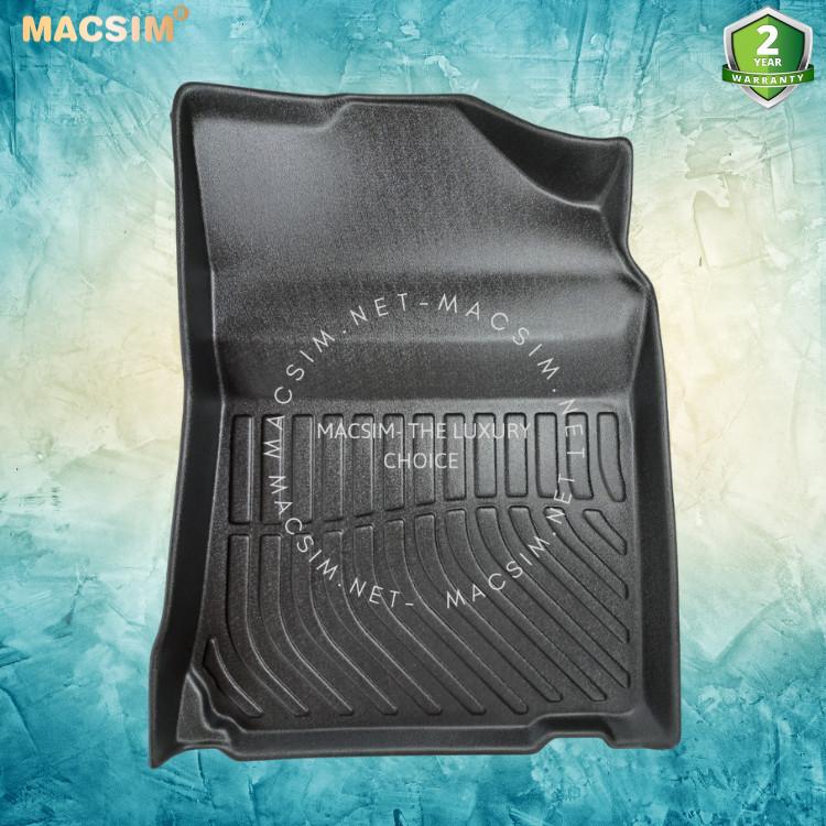 Thảm lót sàn xe ô tô Toyota Camry 2012- 2017  chất liệu TPE thương hiệu Macsim màu đen hàng loại 2
