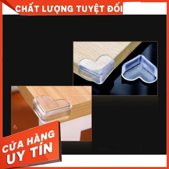 Set 4 Miếng Bịt Góc Bàn, Bọc Cạnh Bàn Silicon Tránh Va Đập