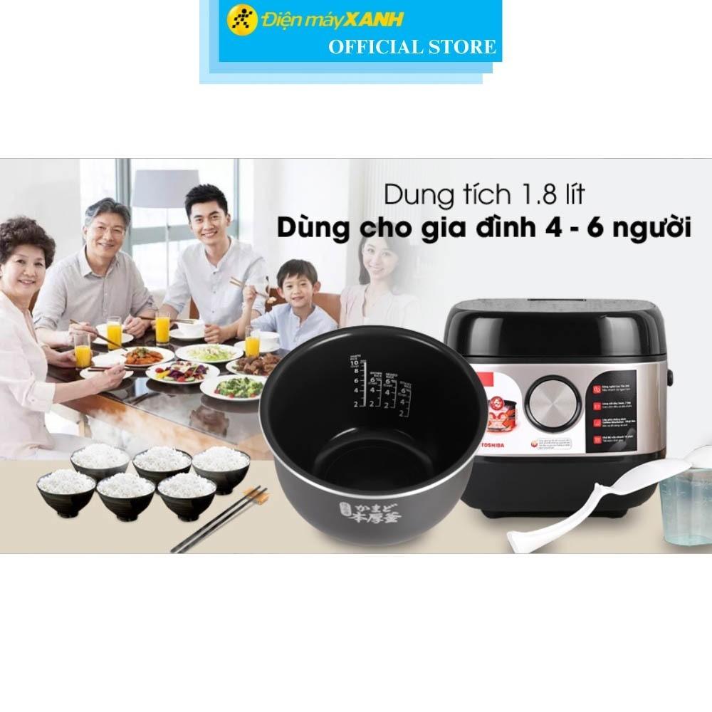 Nồi cơm cao tần Toshiba 1.8 lít RC-18IX1PV - Hàng chính hãng