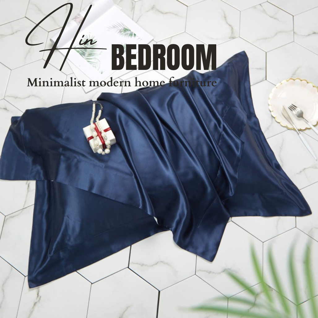 Vỏ Áo Gối Nằm Lụa 50x70cm Hin Home Bedding Mẫu 2