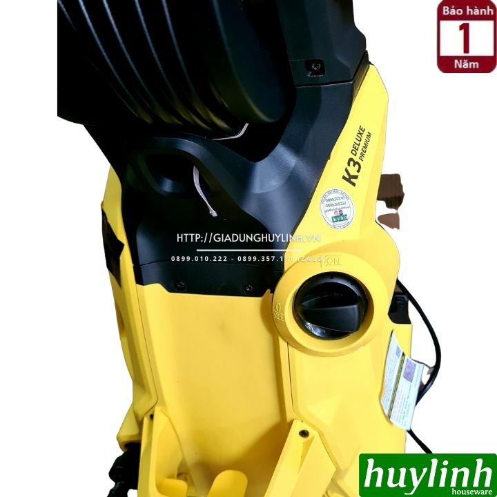 Máy xịt rửa xe cao áp Karcher K3 Deluxe Premium - 1600W - Motor cảm ứng từ - Hàng chính hãng