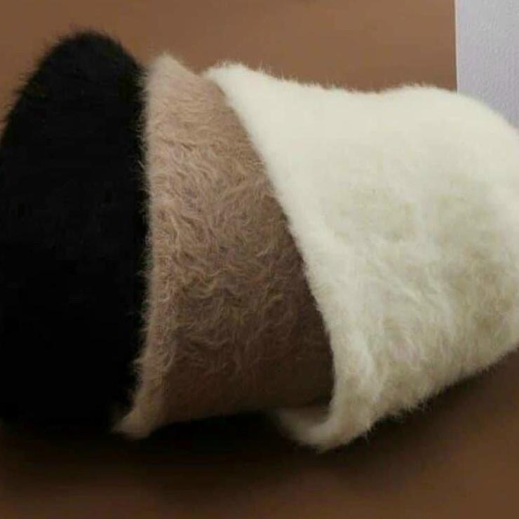 Mũ len lông thỏ xinh phong cách Hàn Quốc