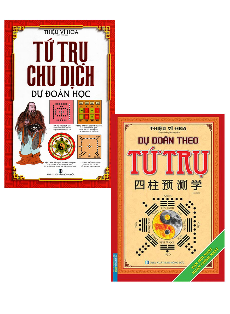 Combo Tứ Trụ Chu Dịch Dự Đoán Học + Dự Đoán Theo Tứ Trụ (Minh Thắng) (Bộ 2 Cuốn) _MT