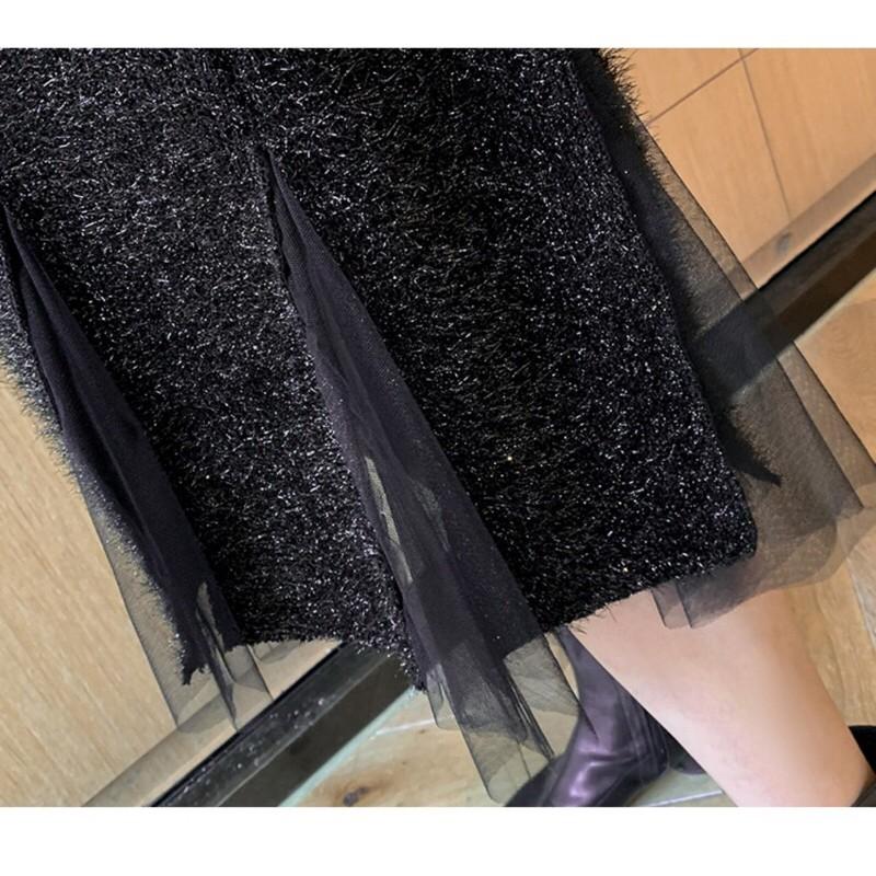 Set váy bầu áo len + váy yếm siêu đẹp quảng châu ko