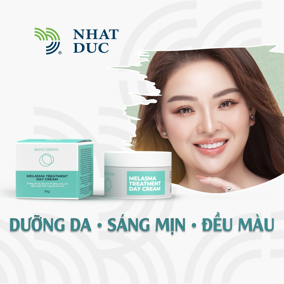 Kem Nám Ban Ngày BEMO Derma  -  Mờ nám sạm tàn nhang, Không gây bong tróc, Tái tạo và Trẻ hóa làn da