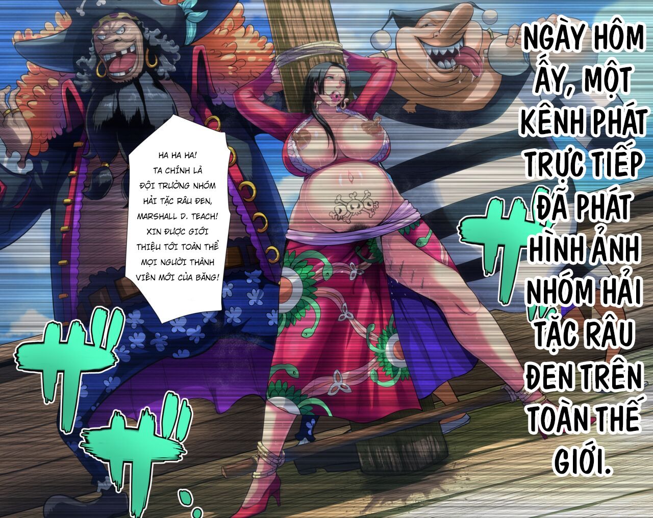 cướp biển râu đen cùng em gái boa - one shot chapter 1 10