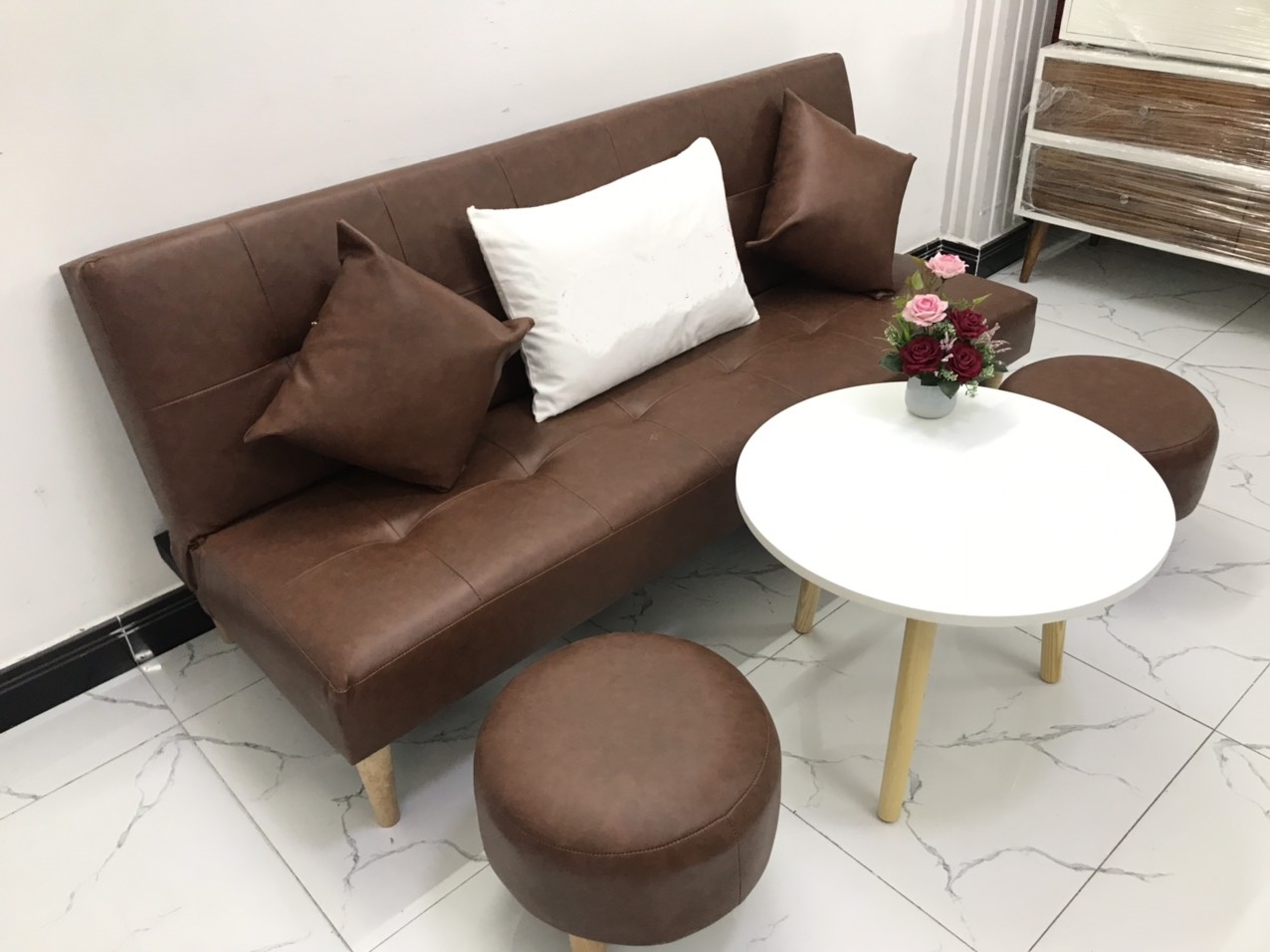 Bộ ghế sofa giường 1m7x90 sofa phòng khách, salon, ghế sofa linco14