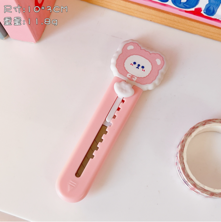 Dao dọc giấy mini hình cute dễ thương - Rọc giấy unbox đơn hàng nhiều màu làm quà tặng xinh giá rẻ