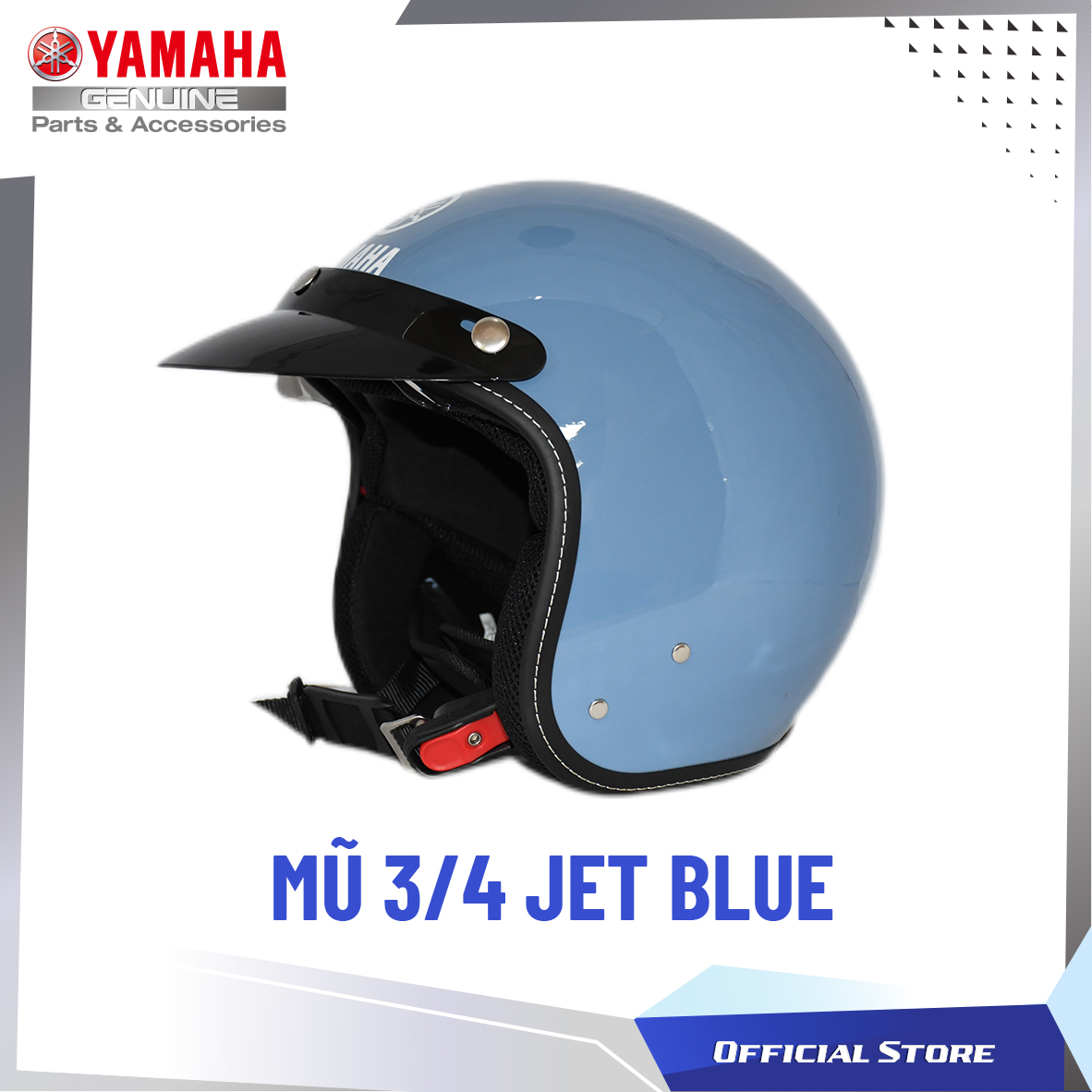 MŨ 3/4 JET ELECTRICBLUE