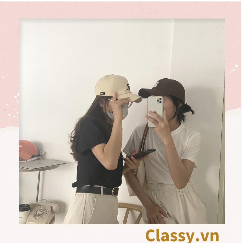 Nón lưỡi trai mũ lưỡi trai Classy nhiều màu, chất liệu khaki cao cấp, thích hợp cho cả nam và nữ PK1130