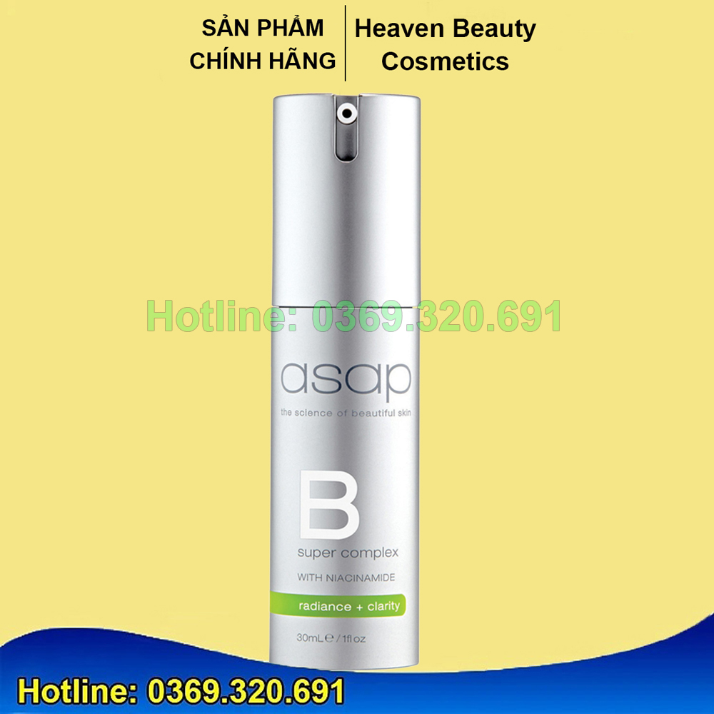 Asap Super B Complex – Tinh chất làm mờ nếp nhăn – 30ml