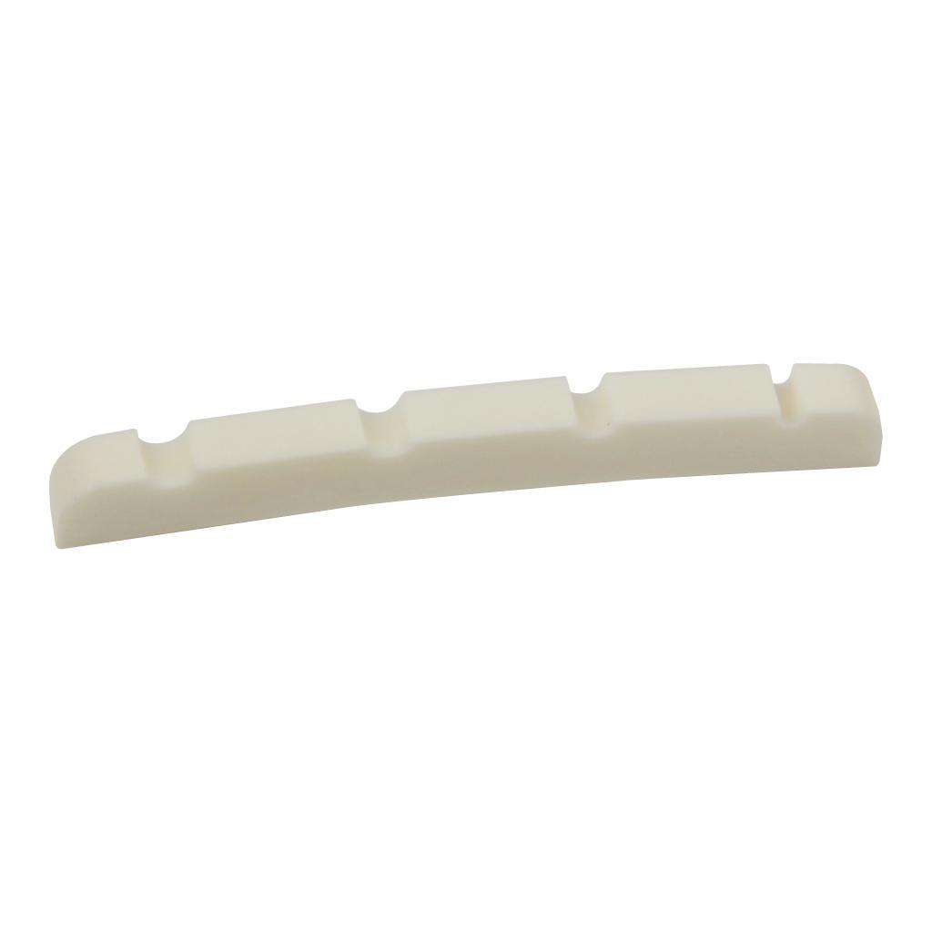 8- Bridge Bone Nut Slotted for 4 string Electric Bass Guitar