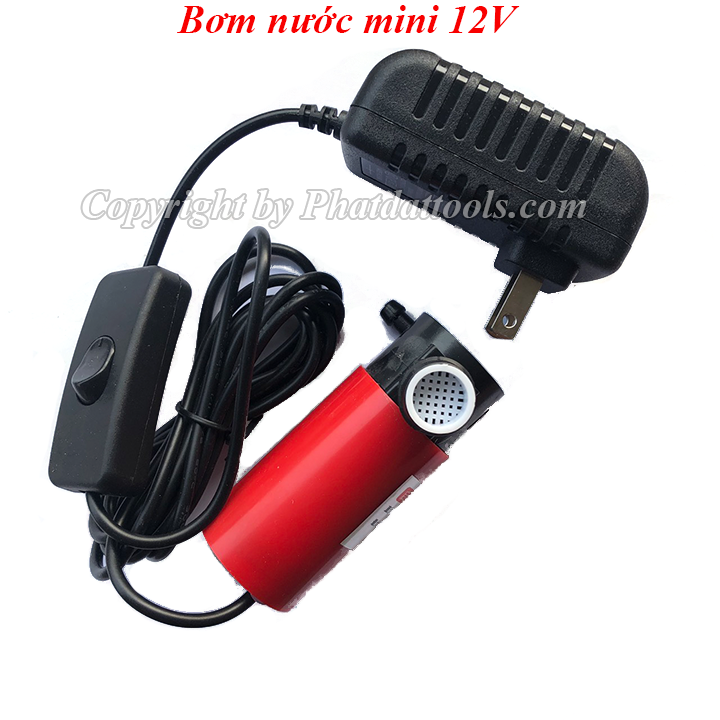 Bơm nước mini 12V cho máy cắt rãnh tường