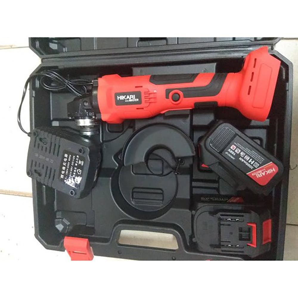 Máy Mài Cắt Góc Cầm Tay Hikari Master HR100-8 Công Suất 980W, Đường Kính Đĩa 100mm, Mài Kim Loại, Gỗ, Đá, Cắt Bàn, Công Tắc Đuôi – Hàng Chính Hãng