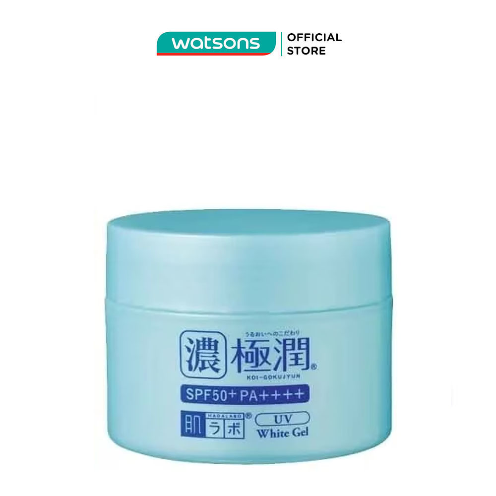 Gel Chống Nắng Hada Labo Koi-Gokujyun UV White Dưỡng Ẩm SPF50+ PA++++ 90g