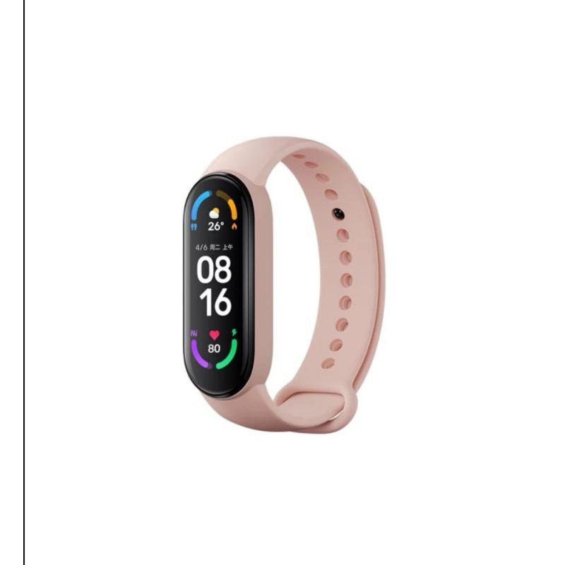 Dây Đeo Cao Su Thay Thế Cho Xiaomi Mi band 6 Siêu Mềm