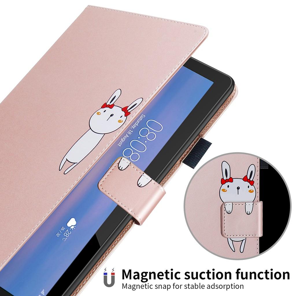 Bao da máy tính bảng PU viền Silicon mềm cao cấp kèm ví cho HUAWEI MEDIAPAD T5 10.1"
