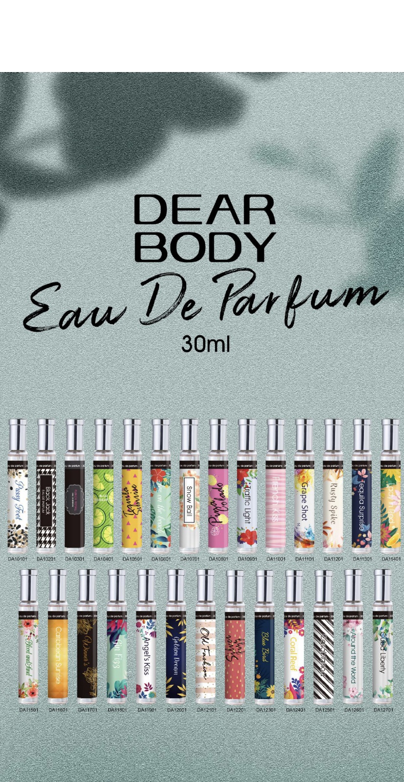 NƯỚC HOA DEAR BODY - EAU DE PARFUME 30ml - GIẢI PHÁP HƯƠNG THƠM CƠ THỂ - QUYẾN RŨ - HẤP DẪN - LƯU HƯƠNG 8-10h