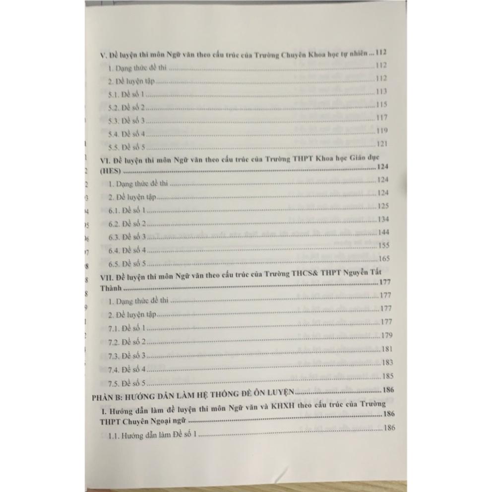 Sách - Bộ đề luyện thi Ngữ Văn vào lớp 10 của một số trường Chuyên và trường Chất lượng cao