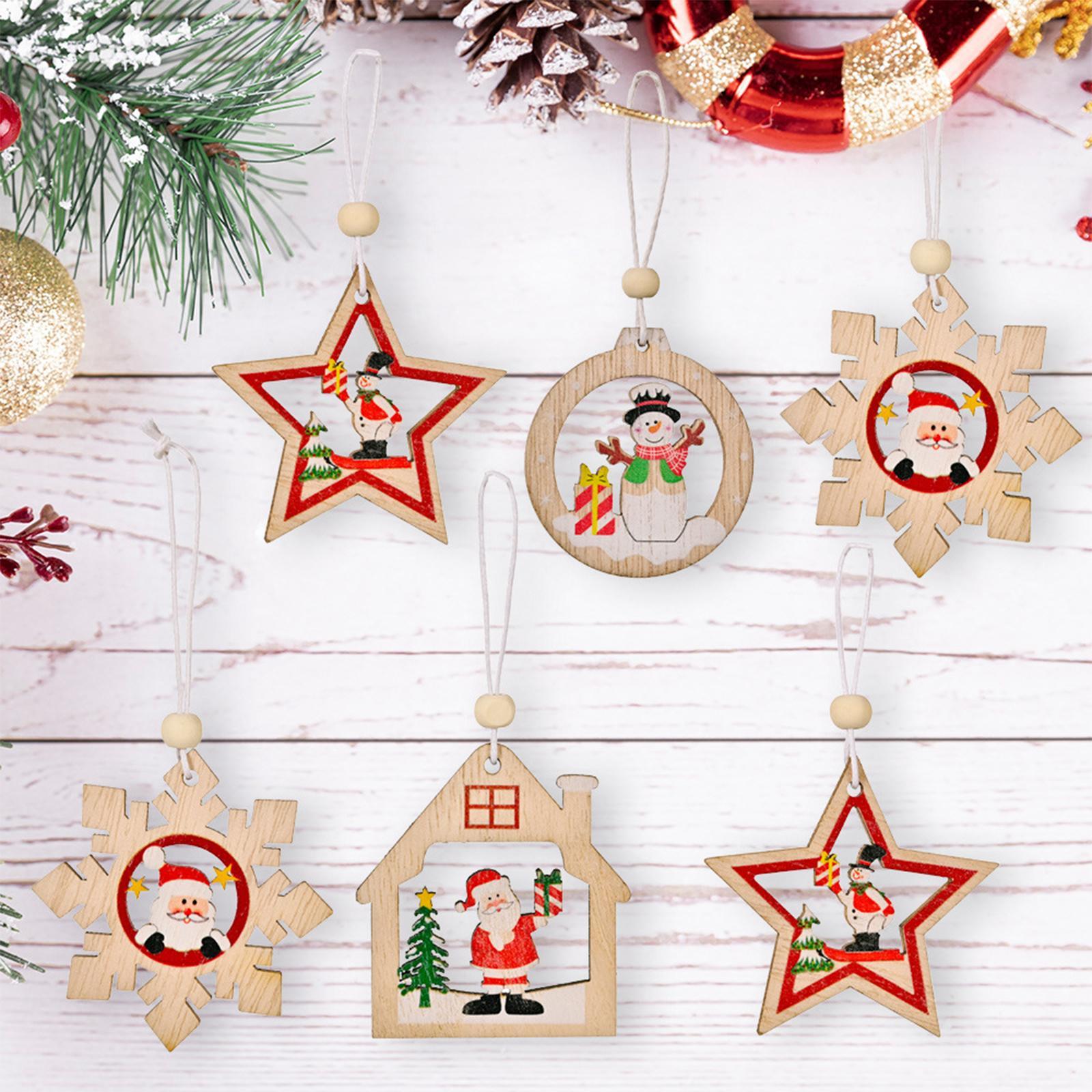Christmas Hanging Ornaments DIY Crafts Background for Outdoor Shop