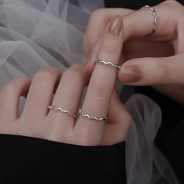 Nhẫn sóng bạc YN JEWELRY