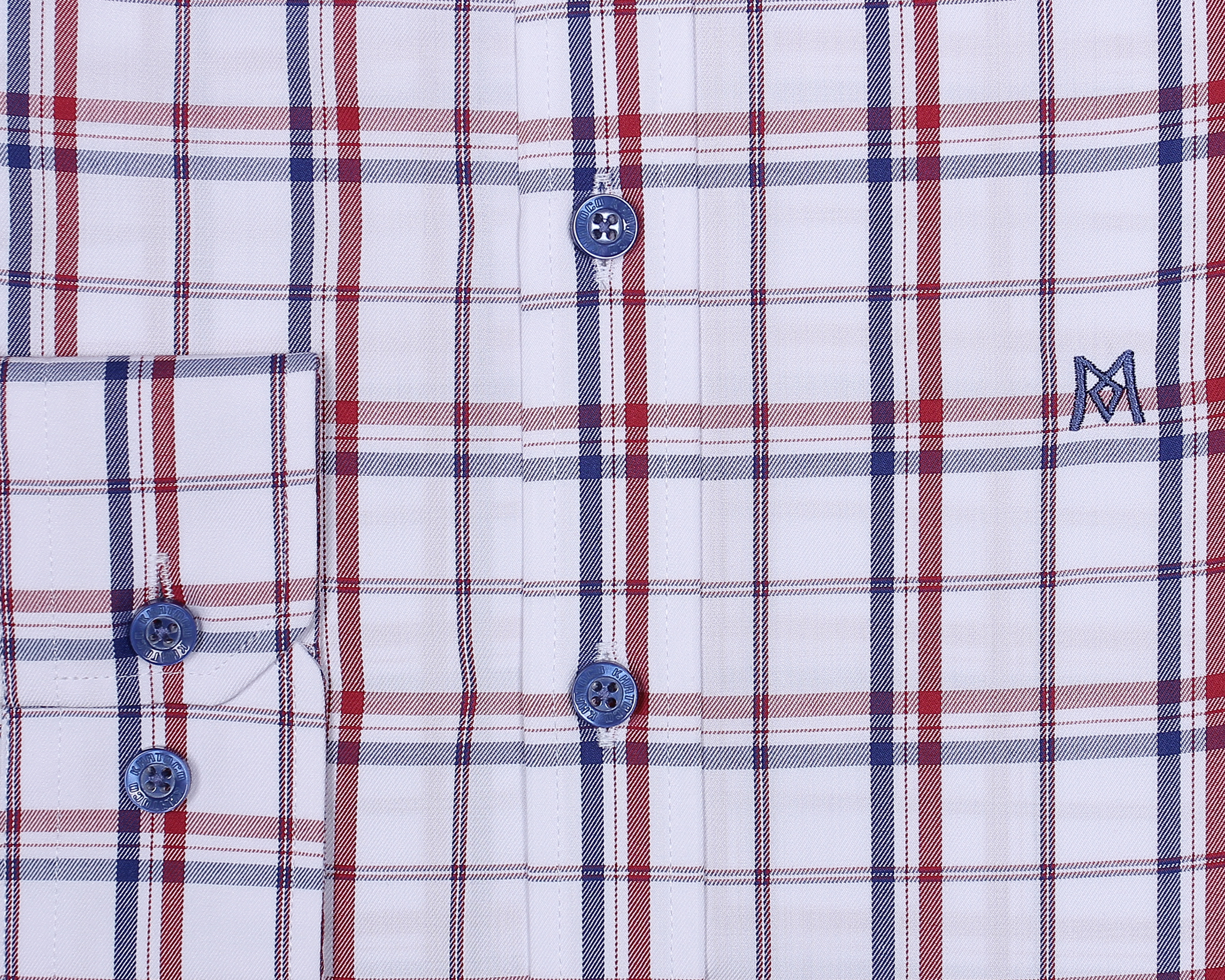 Áo sơ mi nam tay dài form ôm slim fit Khatoco A1MD468S1-CNCR291-2502-D