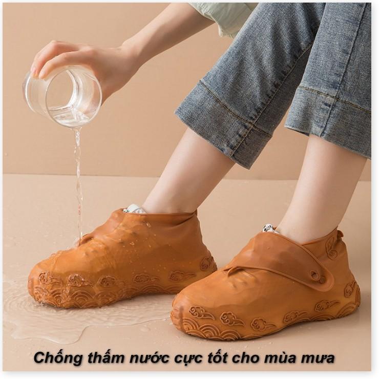 ️ Giày đi mưa có túi thế hệ mới dành cho nữ (Nau Coffee) 