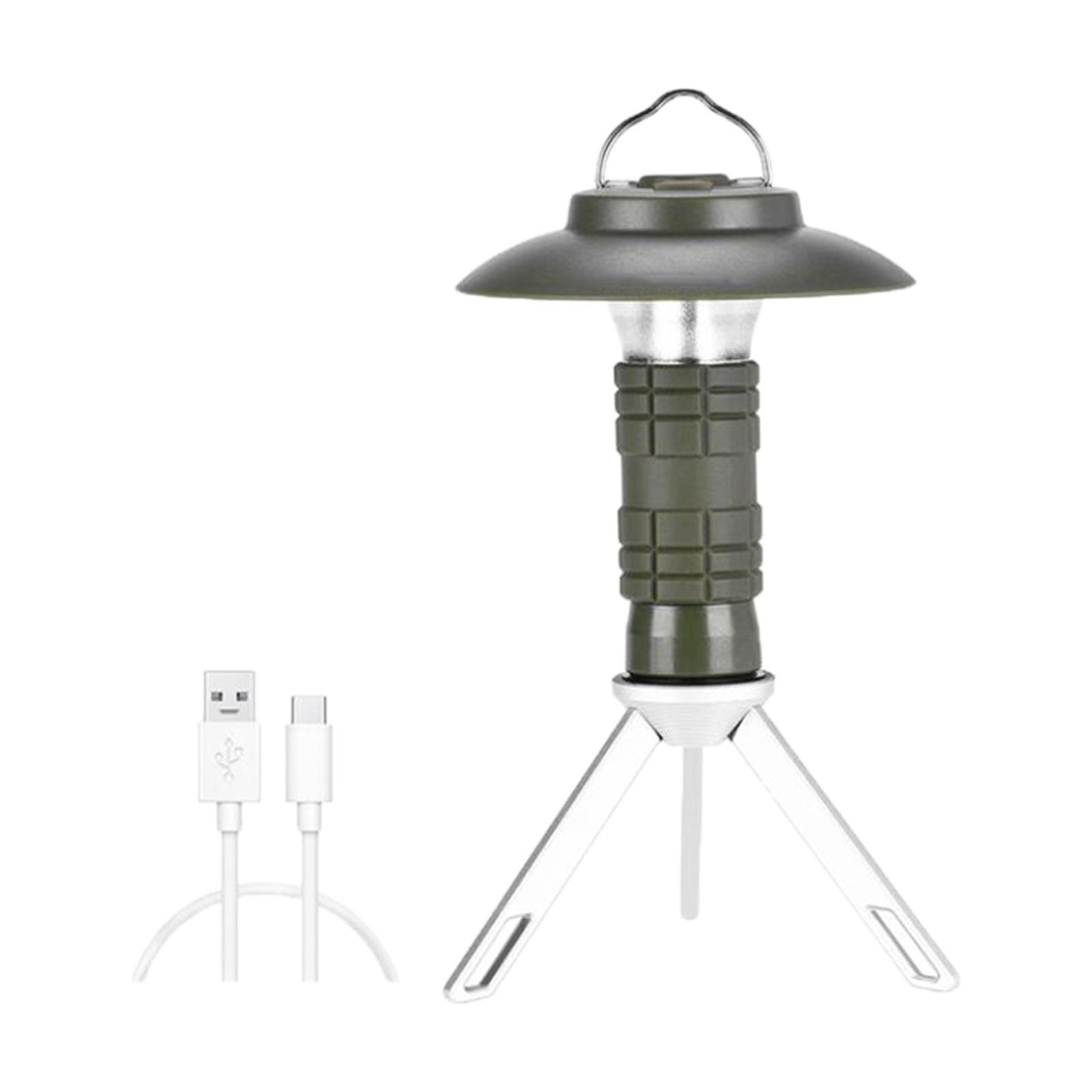 LED Camping Lantern Lamp Outdoor Light Detachable Tripod Portable for Hiking