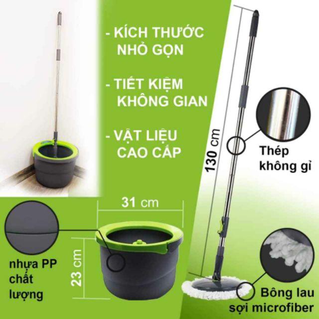 Bộ Lau Nhà Mini Tiện Lợi Cao Cấp ETM498 (cam kết hàng chuẩn, y hình)