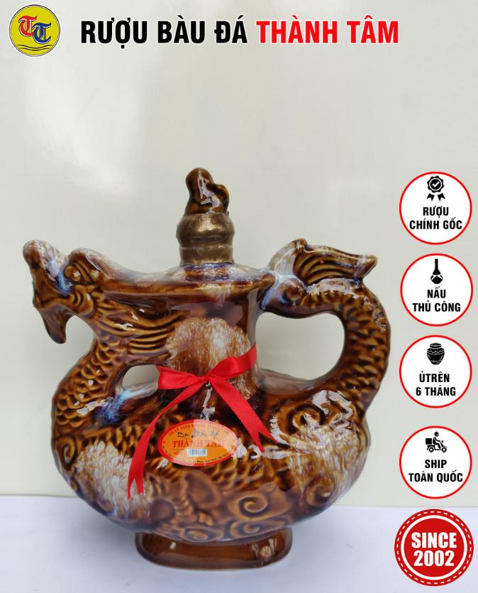 Đặc Sản Bình Định - Rượu Bàu Đá Thành Tâm Thuyền Lớn 1,2 lit - OCOP 3 Sao