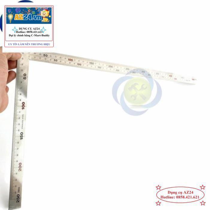 Thước góc vuông Buddy Y2-041 250mm x 500mm x 20mm x 2mm RẺ NHẤT THỊ TRƯỜNG