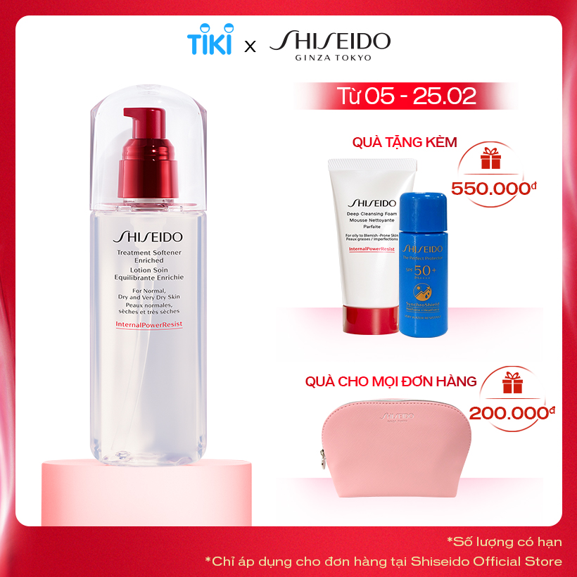 Nước Cân Bằng Shiseido Treatment Softener Enriched (150ml) - 14532