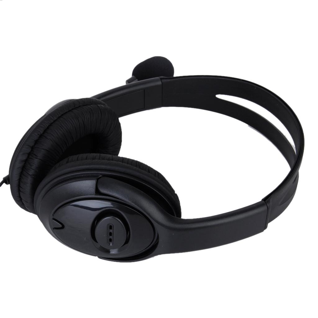 3.5mm Earpiece Stereo Headphone Headset Earphone Mic For  PS4