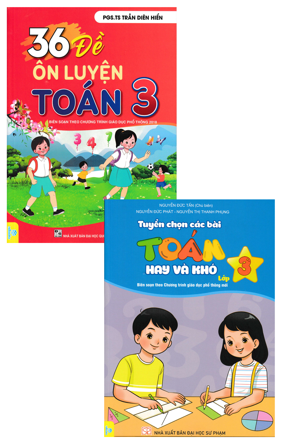 Combo 2 Cuốn: Tuyển Chọn Các Bài Toán Hay Và Khó Lớp 3 + 36 Đề Ôn Luyện Toán 3