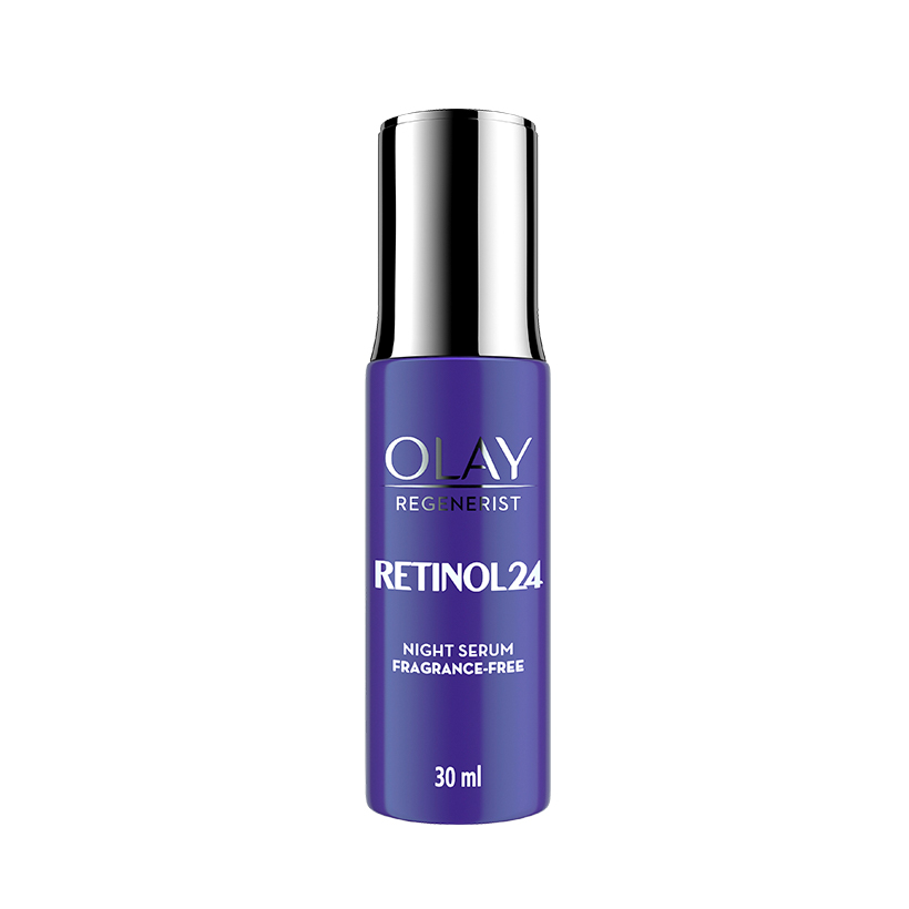 Combo OLAY Ngăn Ngừa Lão Hóa Chiết Xuất Retinol24: Kem Dưỡng Ban Đêm 50g Và Serum 30ml