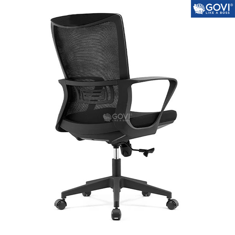 Ghế xoay văn phòng GOVI Ryan R01 Thiết kế hỗ trợ người dùng, lưng lưới thoáng mát, khung ghế chắc chắn