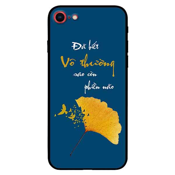 Ốp lưng in cho Iphone 7/ 8 Mẫu Chiếc Lá Vô Thường