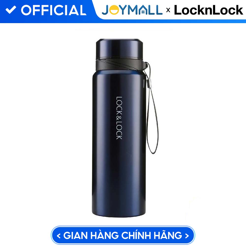 Bình Giữ Nhiệt Thép Không Gỉ Vacuum Bottle Lock&Lock LHC6180-FU - Xanh Đậm