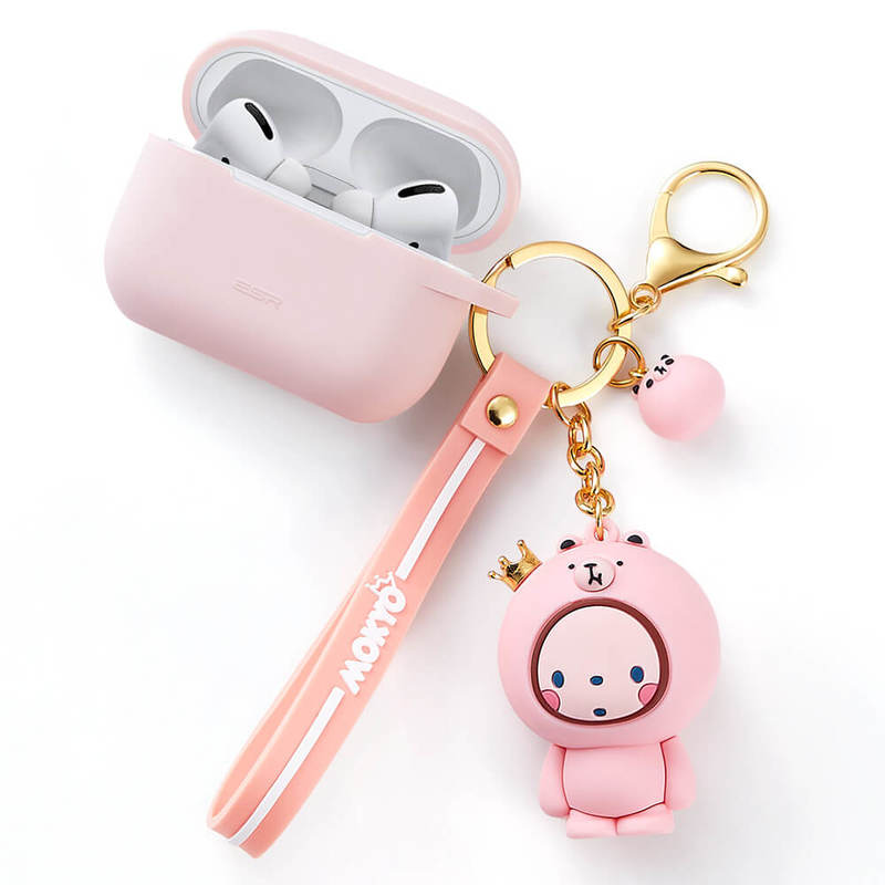 Bao Case cho AirPods Pro ESR Bounce Cute Animal Keychain - Hàng Nhập Khẩu