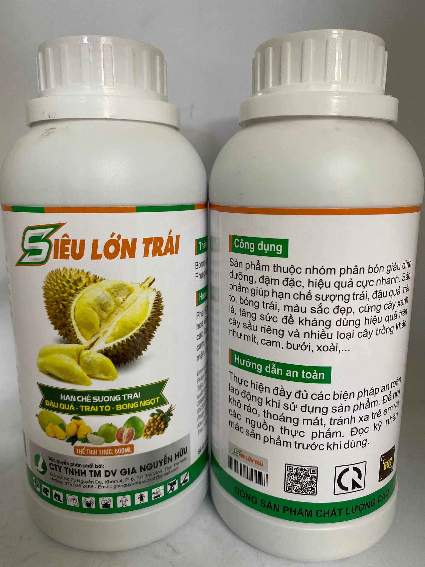 SIÊU LỚN TRÁI 500ML - Thuộc nhóm phân bón giàu dinh dưỡng, đậm đặc, hiệu quả cực nhanh - Đậu quả, trái to, bóng trái, đẹp màu.