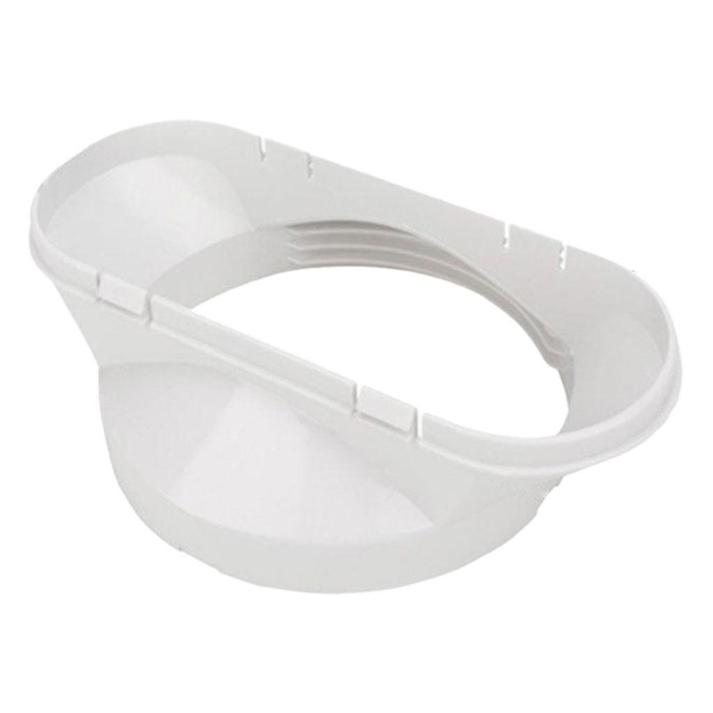 5.1'' Exhaust Vent Interface Connector for A/C Hose Adapter