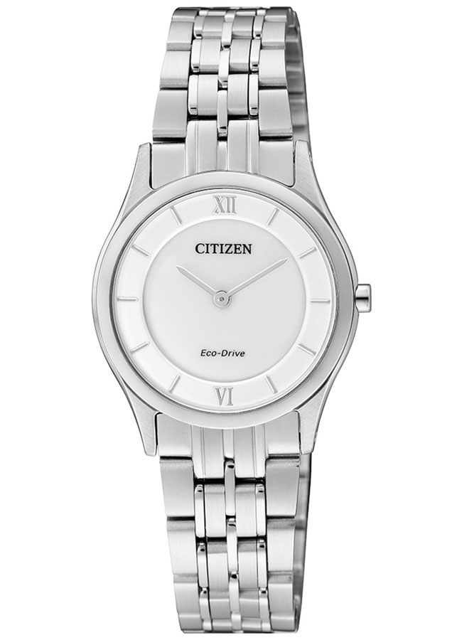 Đồng Hồ Nữ Citizen Siêu Mỏng Dây Thép Không Gỉ EG3220-58A - Mặt Trắng (Sapphire)