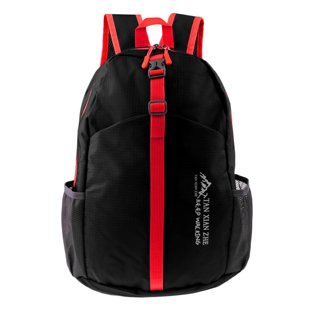 Outdoor Waterproof Foldable Backpack Hiking Bag Camping Rucksack rose