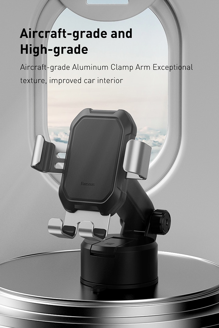 Giá đỡ điện thoại Baseus Tank Gravity Car Mount Holder with Suction Base SUYL - Hàng chính hãng